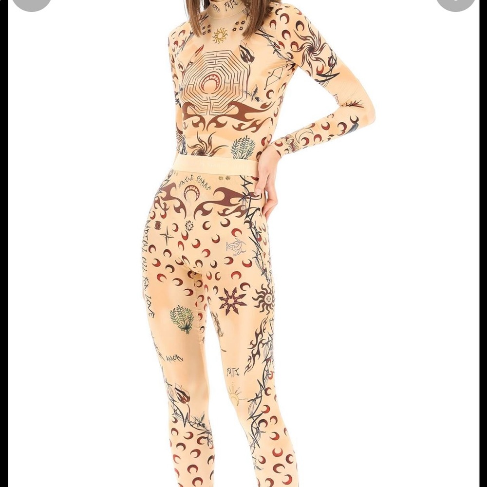 Marine serre women tattoo set